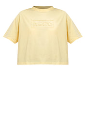 EMBOSSED LOGO BOXY TEE