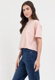 EMBOSSED LOGO BOXY TEE