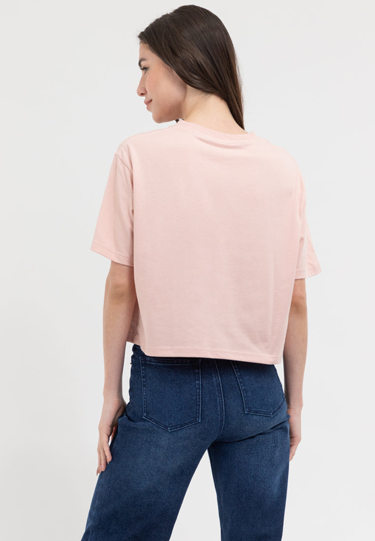 EMBOSSED LOGO BOXY TEE