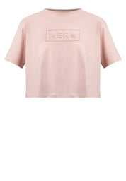 EMBOSSED LOGO BOXY TEE