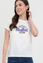 NEW YORK APPLIQUE TEE White