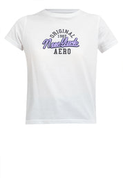 NEW YORK APPLIQUE TEE White
