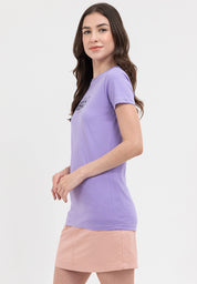 OVERLAPPING LOGO DESIGN TEE Violet Tulip