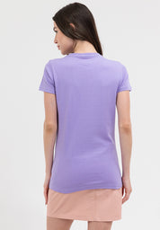 OVERLAPPING LOGO DESIGN TEE Violet Tulip