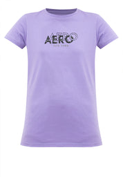 OVERLAPPING LOGO DESIGN TEE Violet Tulip