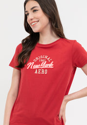 NEW YORK APPLIQUE TEE  Chili Pepper