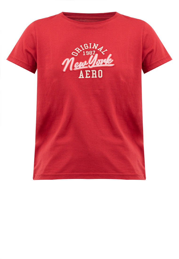 NEW YORK APPLIQUE TEE  Chili Pepper