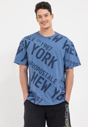 NEW YORK AOP LOOSE TEE