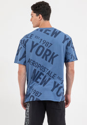 NEW YORK AOP LOOSE TEE