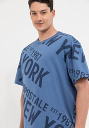 NEW YORK AOP LOOSE TEE