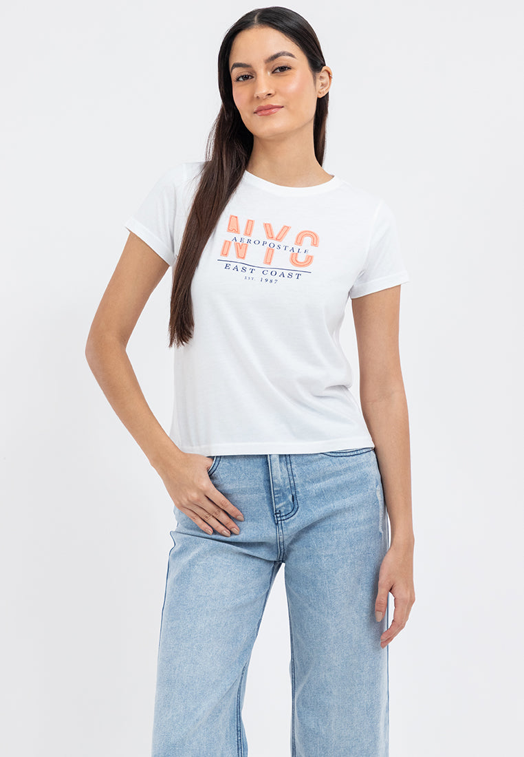 APPLIQUE NYC LOGO TEE