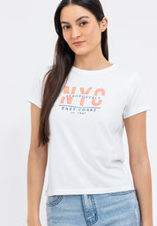 APPLIQUE NYC LOGO TEE