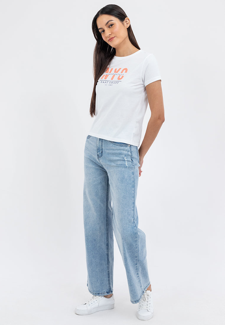 APPLIQUE NYC LOGO TEE