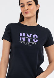APPLIQUE NYC LOGO TEE