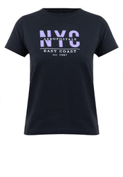 APPLIQUE NYC LOGO TEE