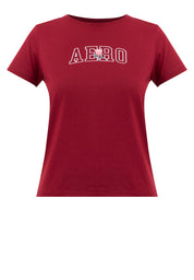 LOGO AND ROSE GRAPHIC TEE