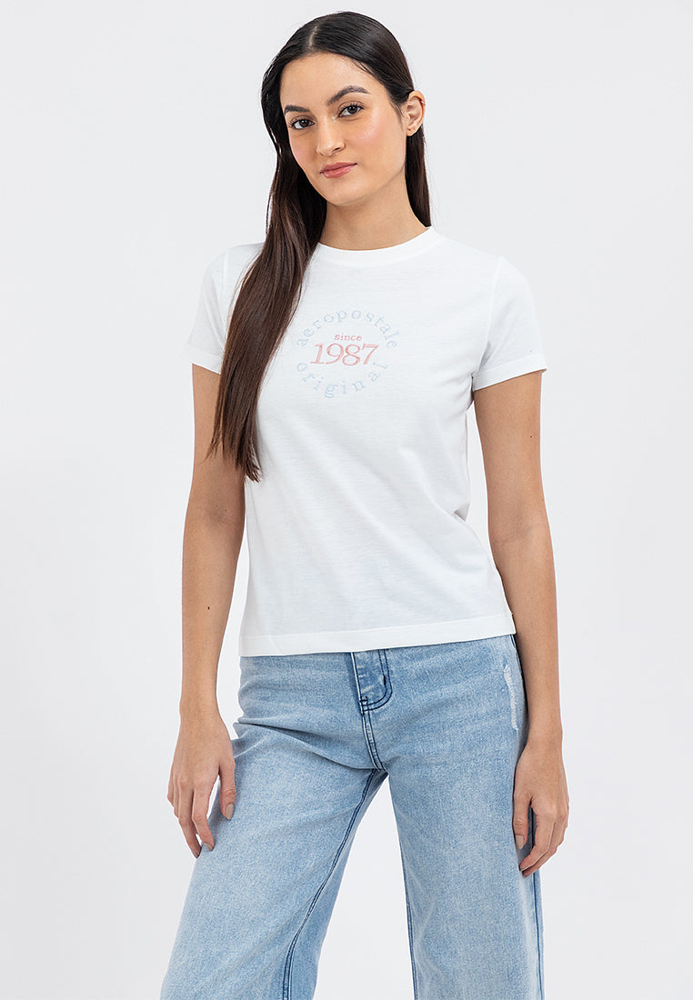 Embroidered Design Graphic Tee