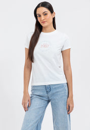 Embroidered Design Graphic Tee