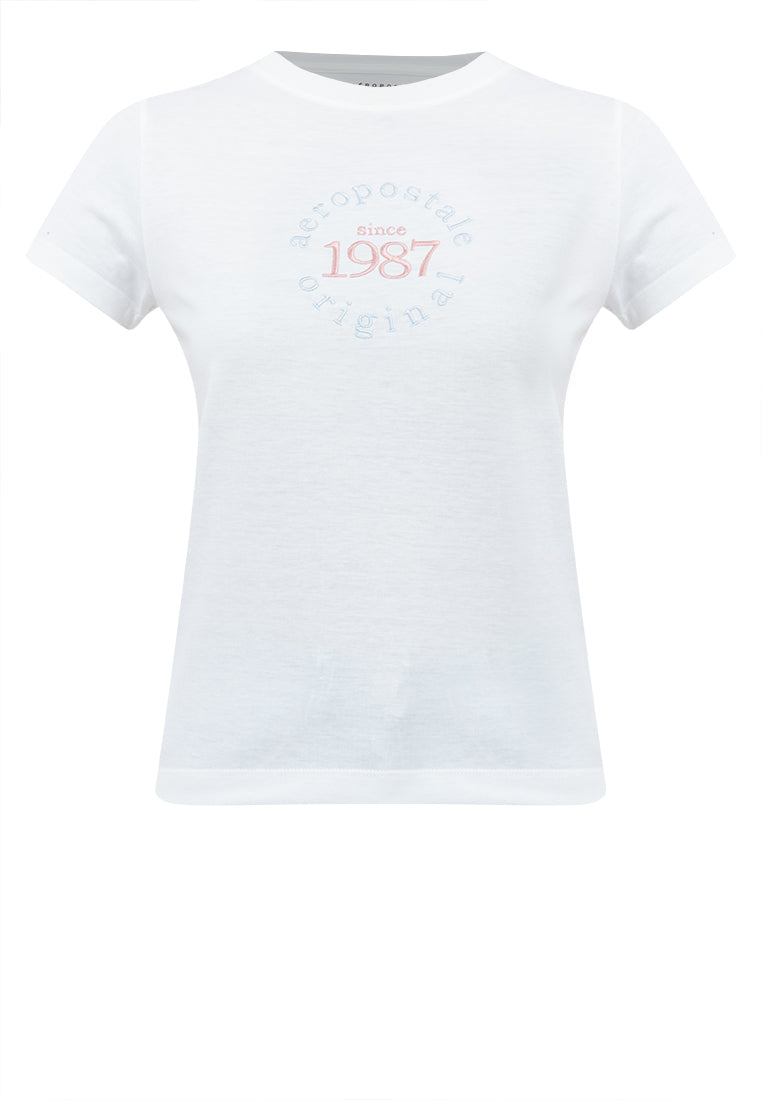Embroidered Design Graphic Tee