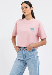 FLORAL PATCH BOXY TEE