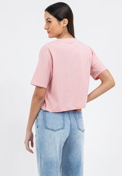 FLORAL PATCH BOXY TEE