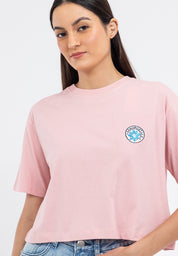 FLORAL PATCH BOXY TEE