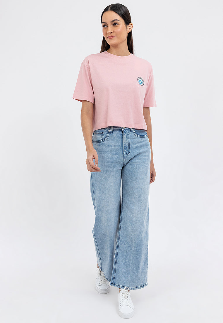 FLORAL PATCH BOXY TEE
