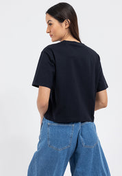 ONLINE EXCLUSIVE: MINIMALIST LOGO BOXY TEE