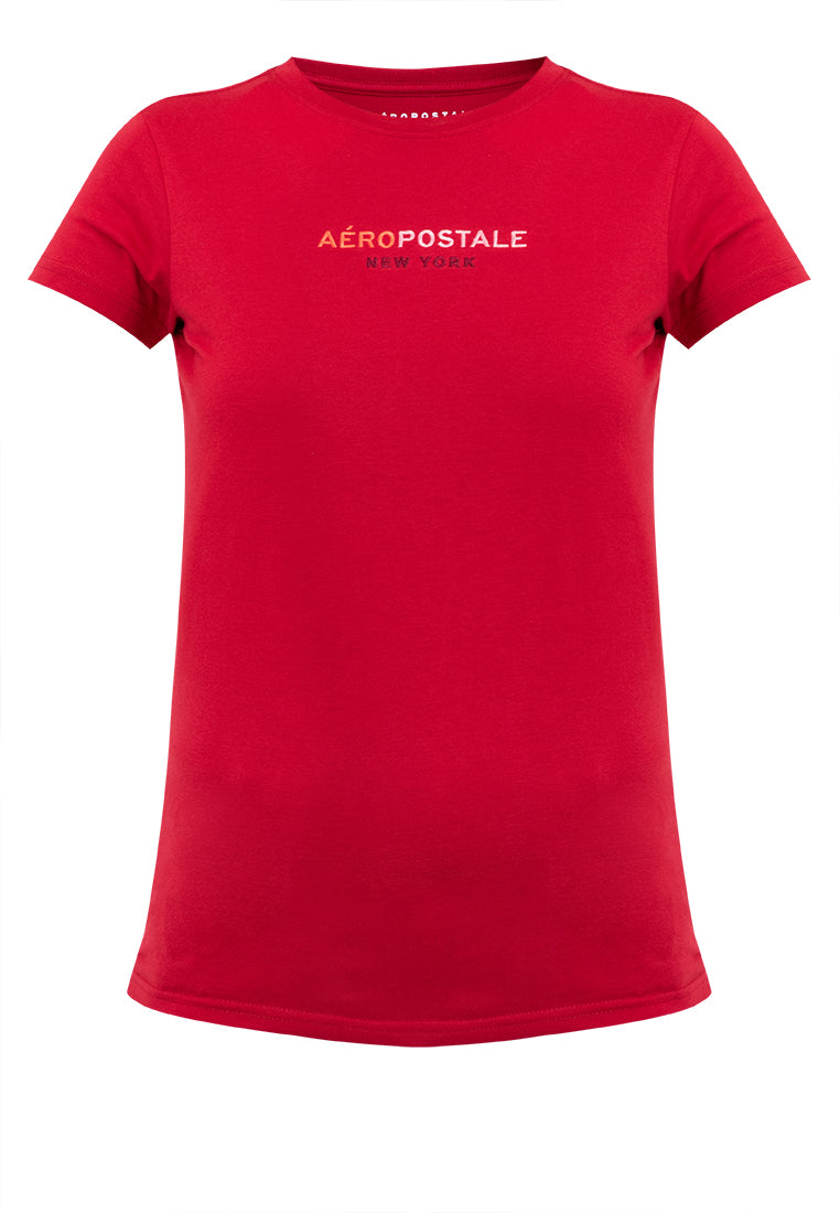 TWO-TONED LOGO TEE