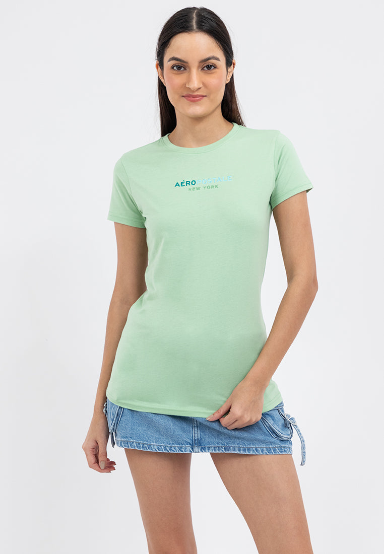 TWO-TONED LOGO TEE