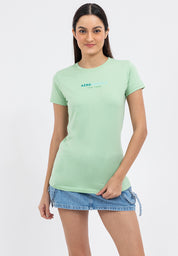 TWO-TONED LOGO TEE