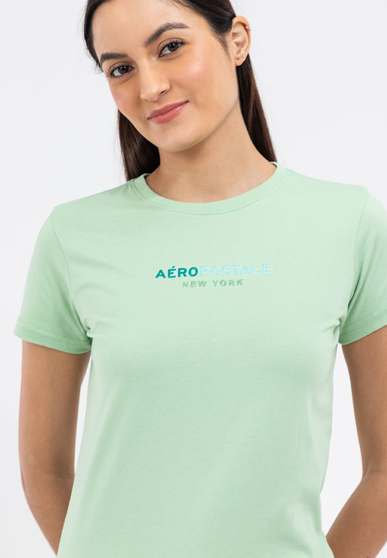 TWO-TONED LOGO TEE