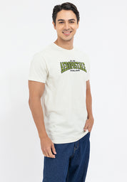 APPLIQUE AND EMBROIDERED LOGO TEE
