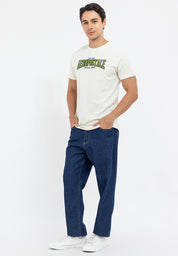 APPLIQUE AND EMBROIDERED LOGO TEE
