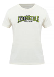 APPLIQUE AND EMBROIDERED LOGO TEE