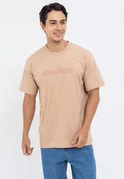 EMBOSSED LOGO DESIGN TEE