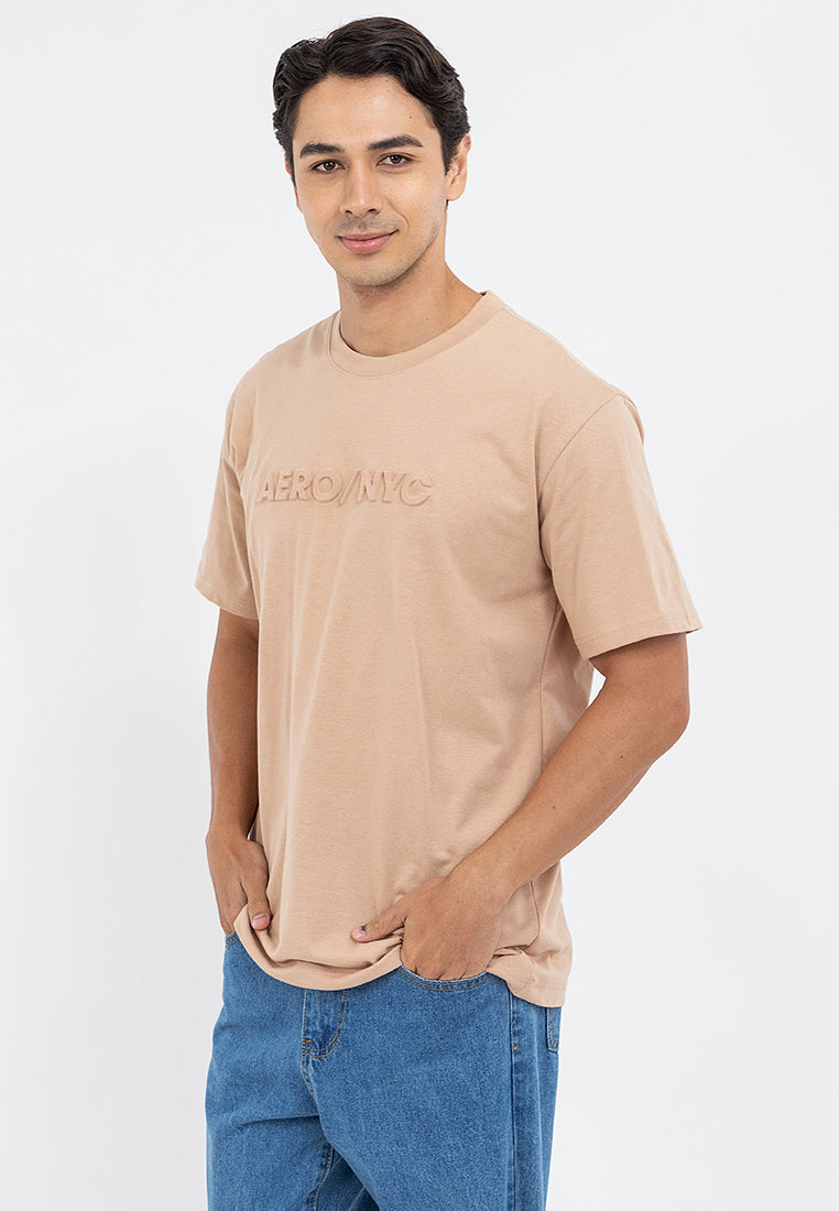 EMBOSSED LOGO DESIGN TEE