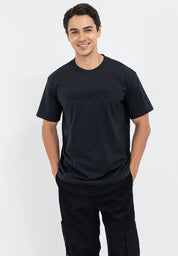 EMBOSSED LOGO DESIGN TEE