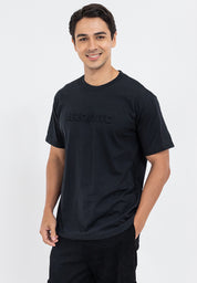 EMBOSSED LOGO DESIGN TEE