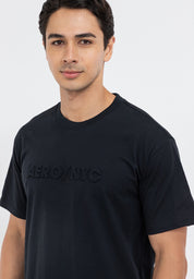 EMBOSSED LOGO DESIGN TEE