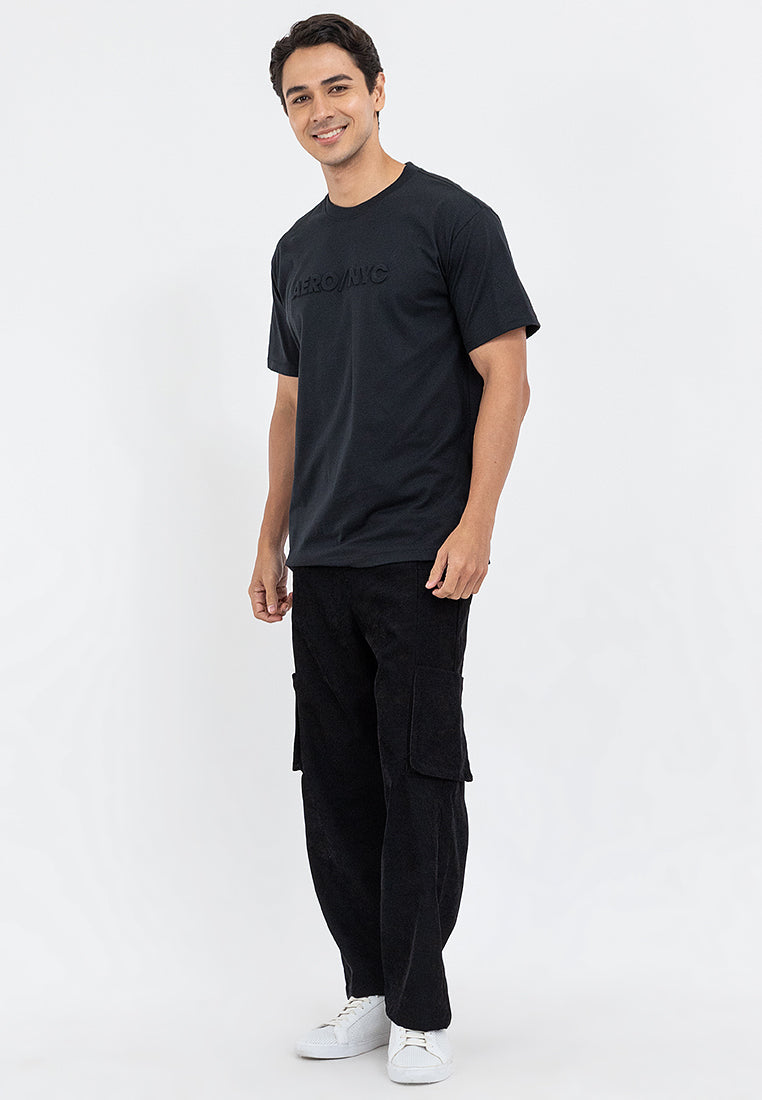 EMBOSSED LOGO DESIGN TEE