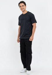 EMBOSSED LOGO DESIGN TEE