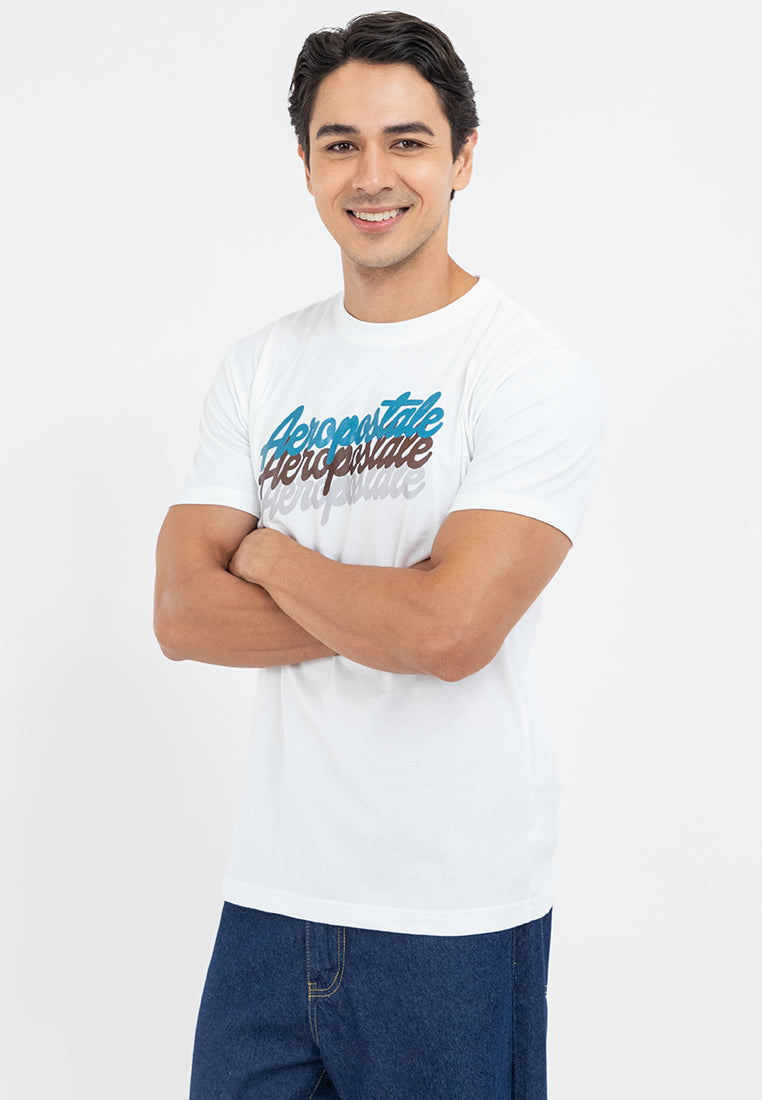 TRIPLE HUE SCRIPT LOGO TEE