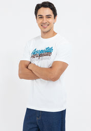 TRIPLE HUE SCRIPT LOGO TEE