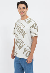 NEW YORK AOP LOOSE TEE