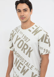 NEW YORK AOP LOOSE TEE