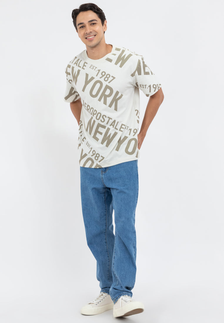 NEW YORK AOP LOOSE TEE