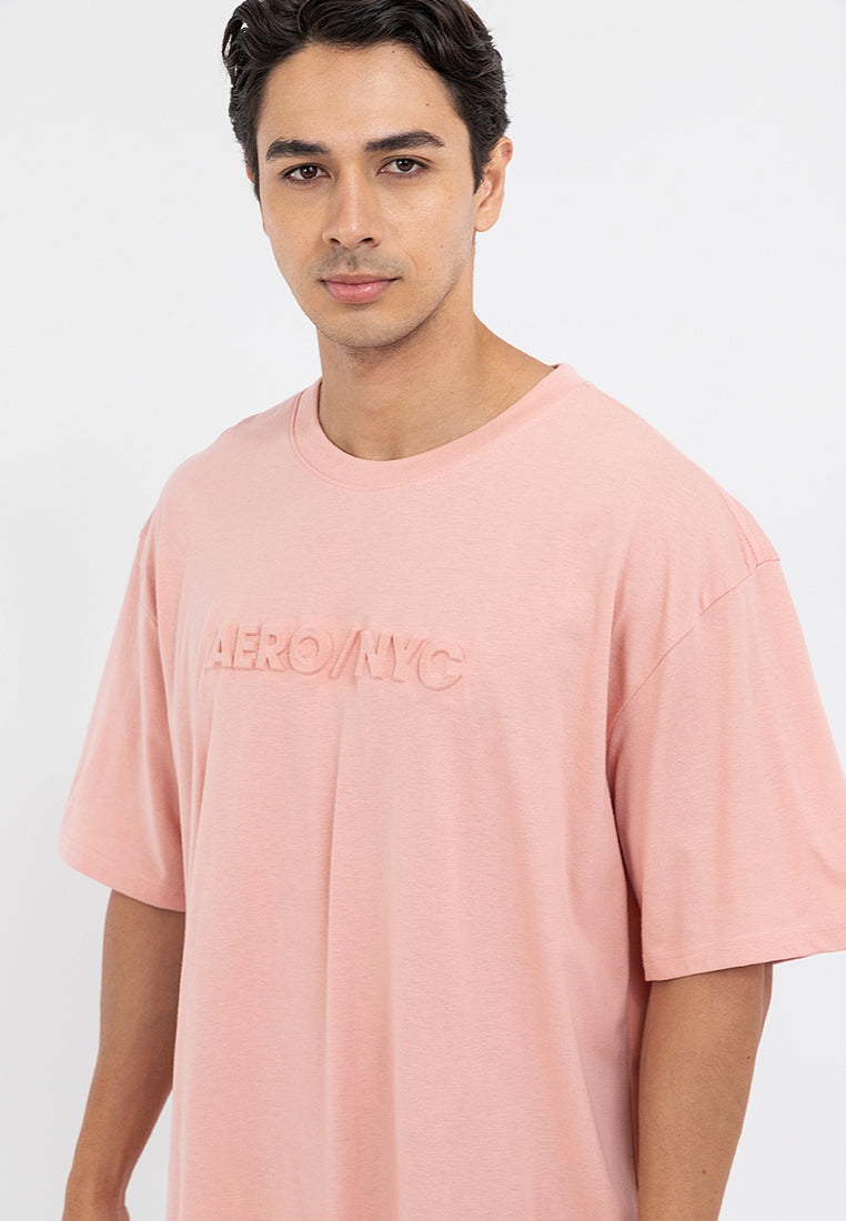 EMBOSSED LOGO DESIGN TEE
