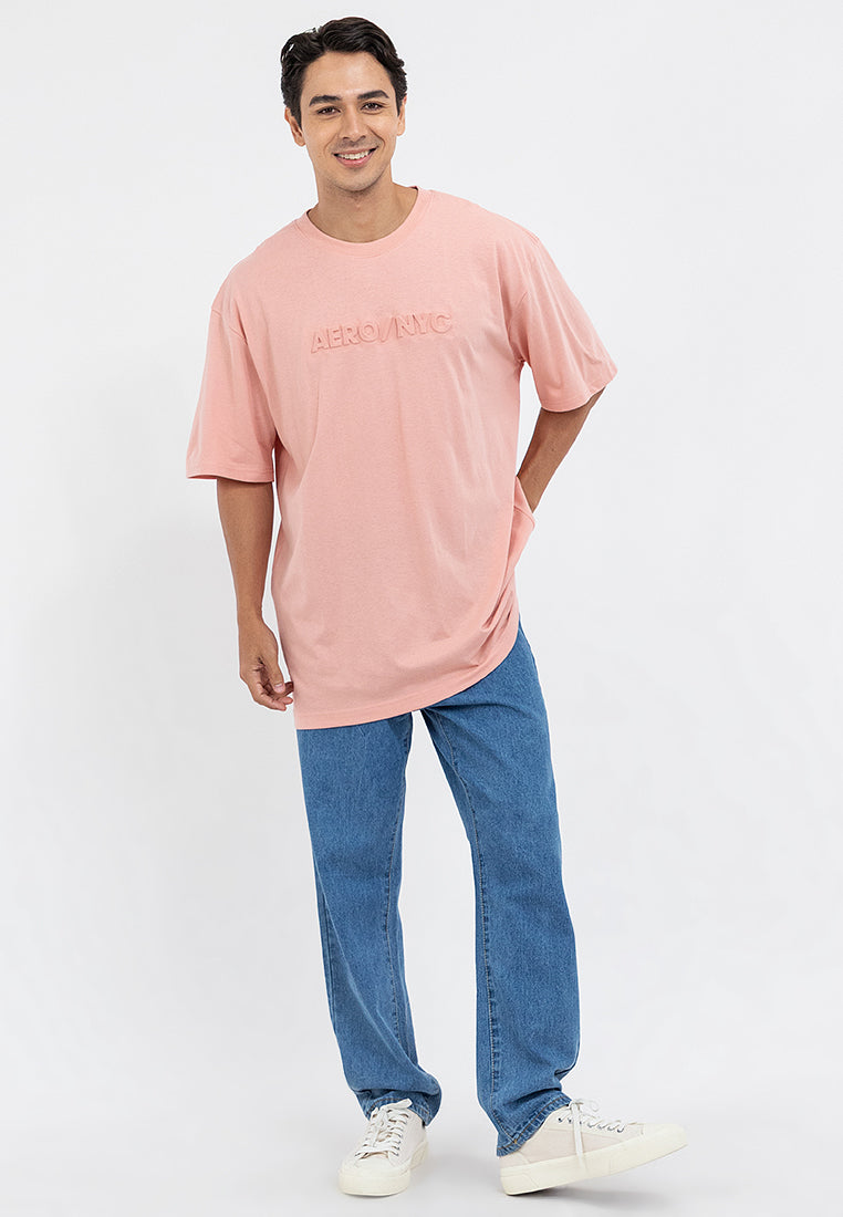 EMBOSSED LOGO DESIGN TEE