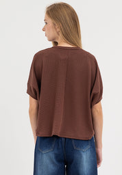 Oversized Waffle Tee